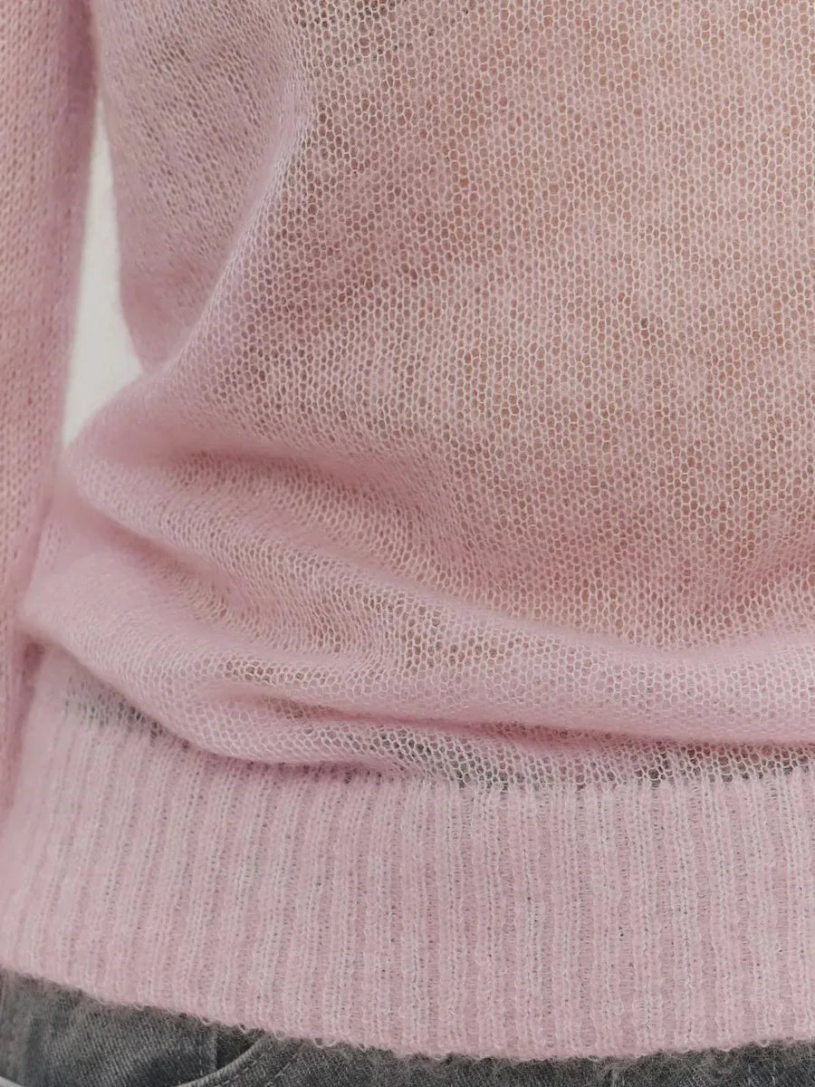 Talia Round Neck Knit Pullover