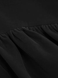 Red Velvet Bow Mini Dress