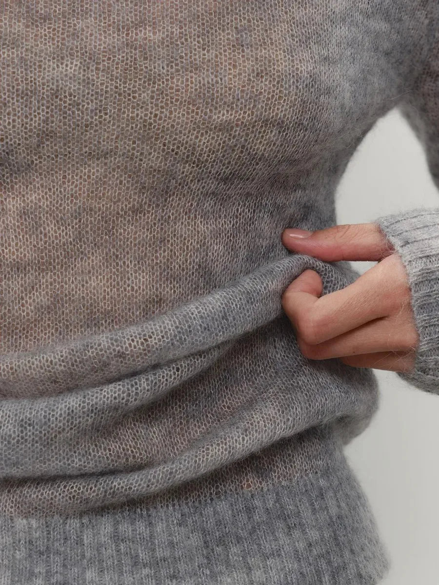 Talia Round Neck Knit Pullover