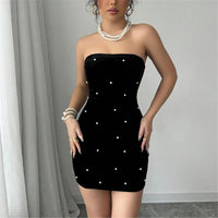 European Pearl Mini Dress