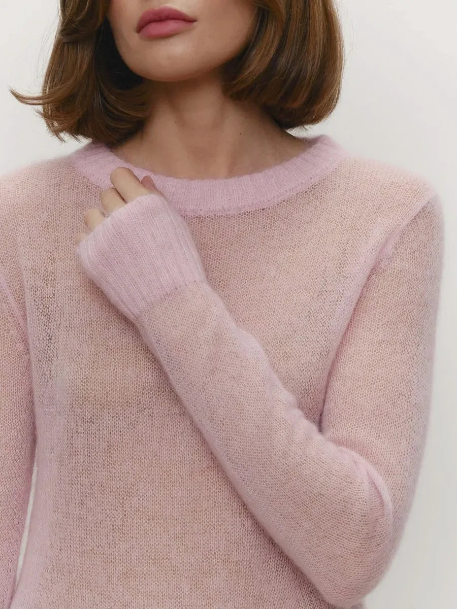 Talia Round Neck Knit Pullover