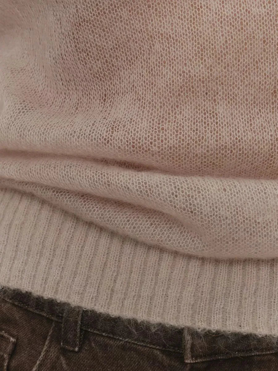 Talia Round Neck Knit Pullover