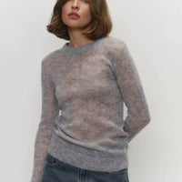 Talia Round Neck Knit Pullover
