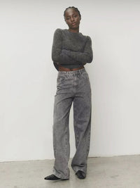 Talia Round Neck Knit Pullover