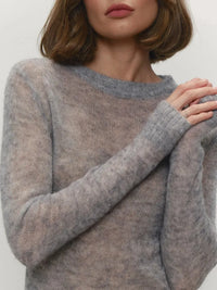 Talia Round Neck Knit Pullover