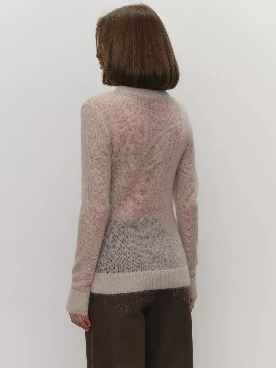Talia Round Neck Knit Pullover