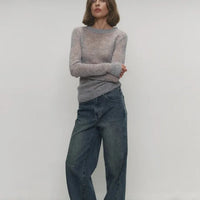 Talia Round Neck Knit Pullover