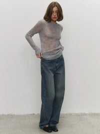 Talia Round Neck Knit Pullover